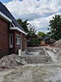 Aanbouw woning in Onstwedde