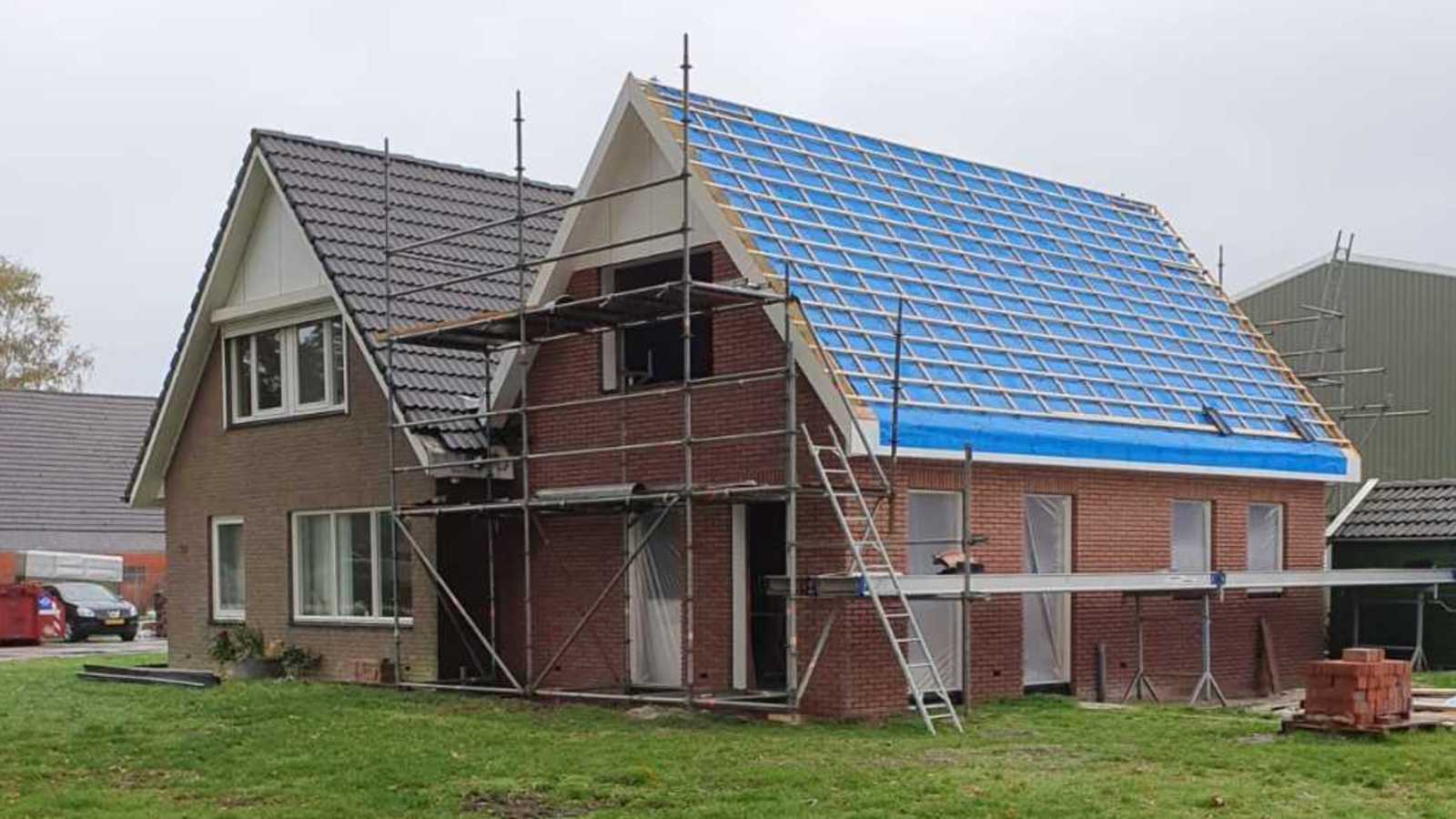 Aanbouw woning in 2e Exloërmond