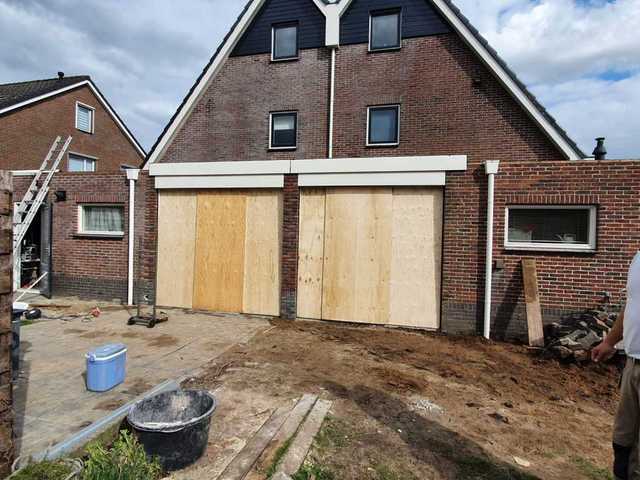 Aanbouw in Borger