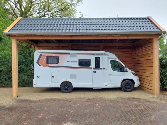 Nieuwbouw carport in Sellingen